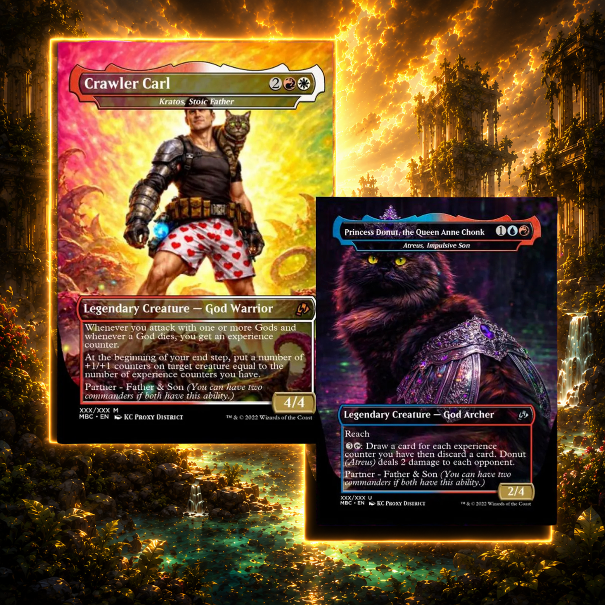 Dungeon Crawler Carl Inspired Commander Deck | 100-Card MTG Proxy EDH Set | ProxyTCG