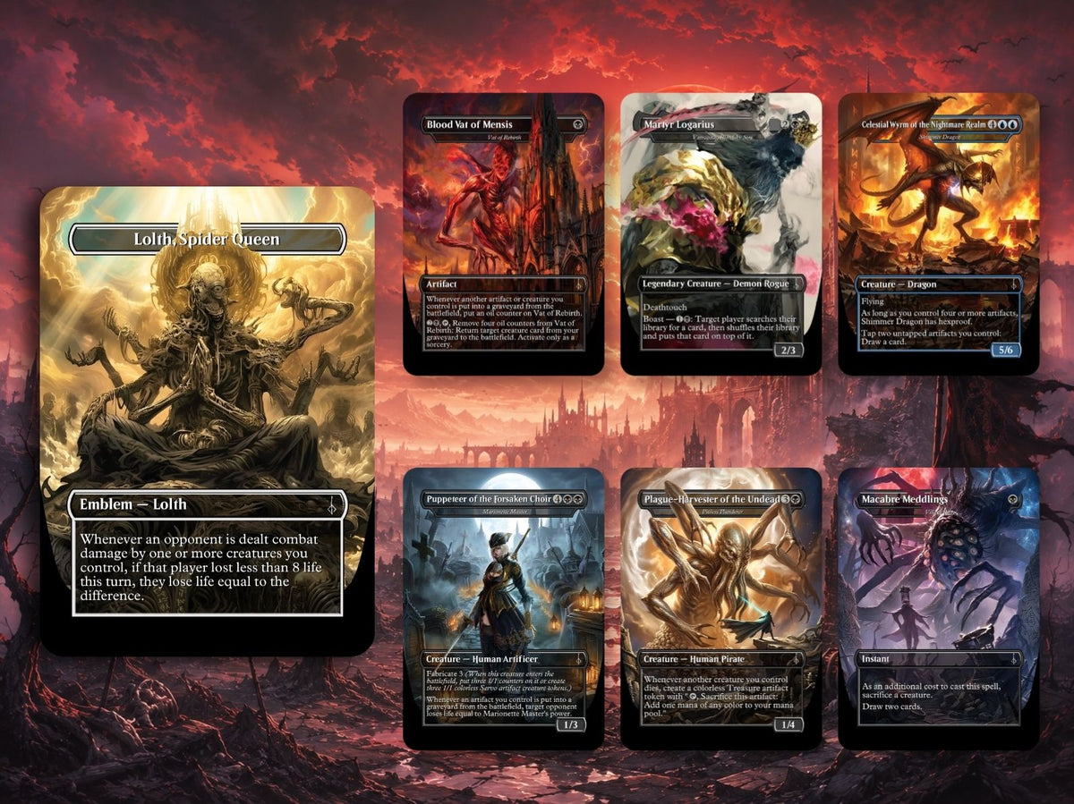 Bloodborne Inspired Commander Deck | 100+ Card MTG Proxy EDH Set | Gothic Hunter Horror Deck | ProxyTCG