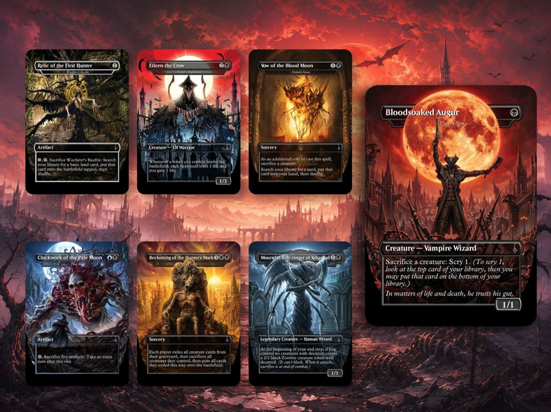 Bloodborne Inspired Commander Deck | 100+ Card MTG Proxy EDH Set | Gothic Hunter Horror Deck | ProxyTCG