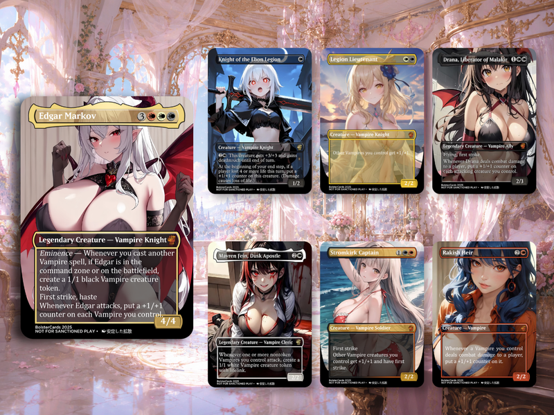 EDGAR MARKOV COMMANDER DECK - 110+ CARDS - ProxyTCG