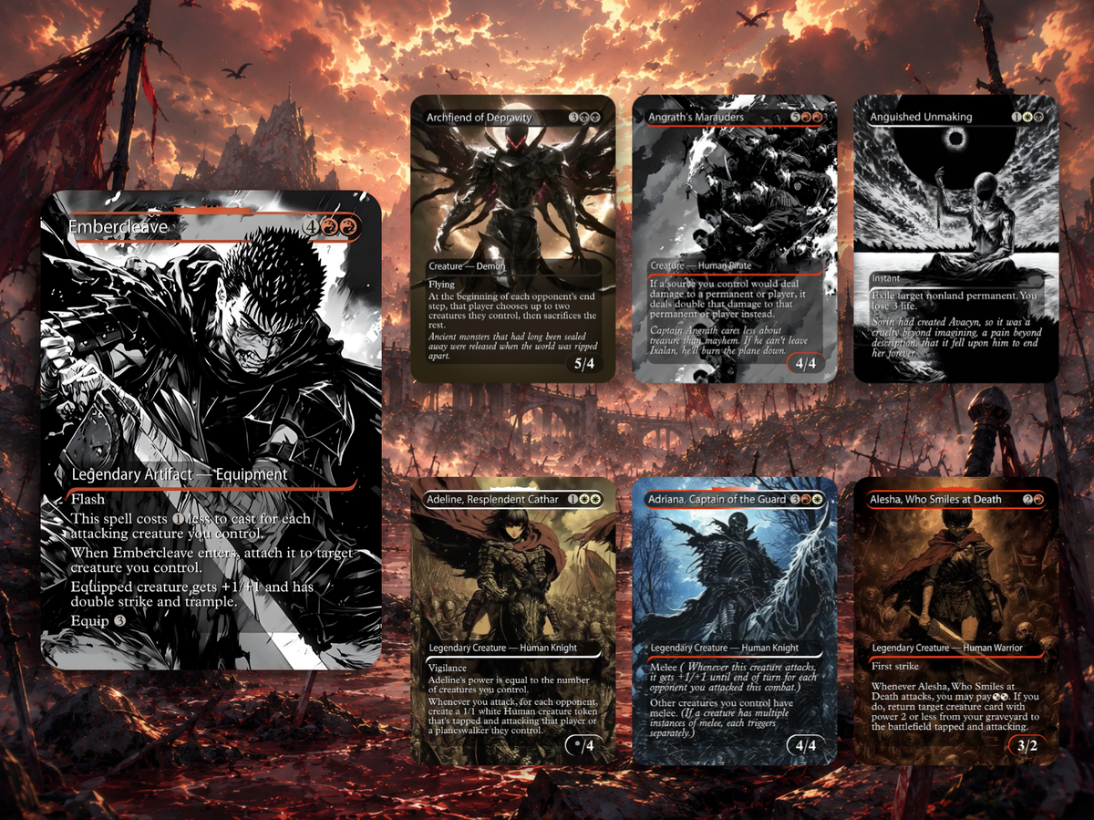 Berserk Anime Commander Deck –  109+ Cards - ProxyTCG