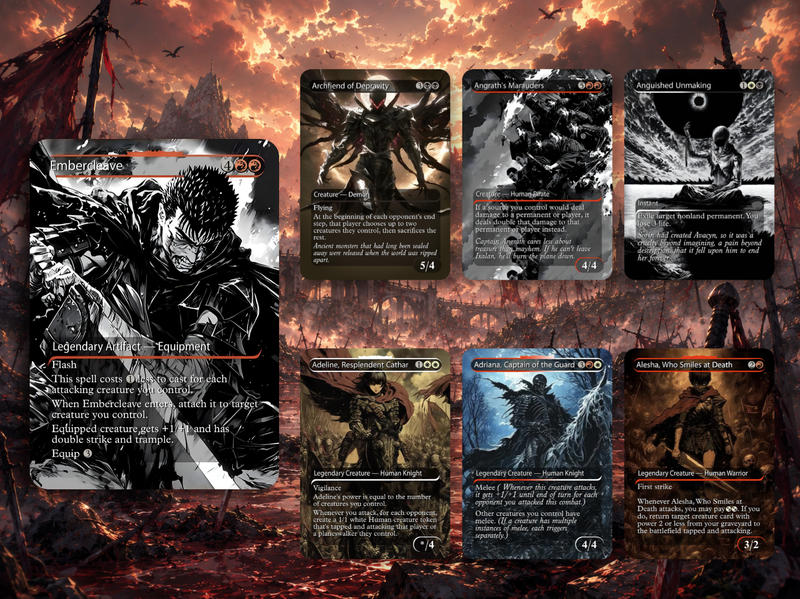 Berserk Anime Commander Deck –  109+ Cards - ProxyTCG