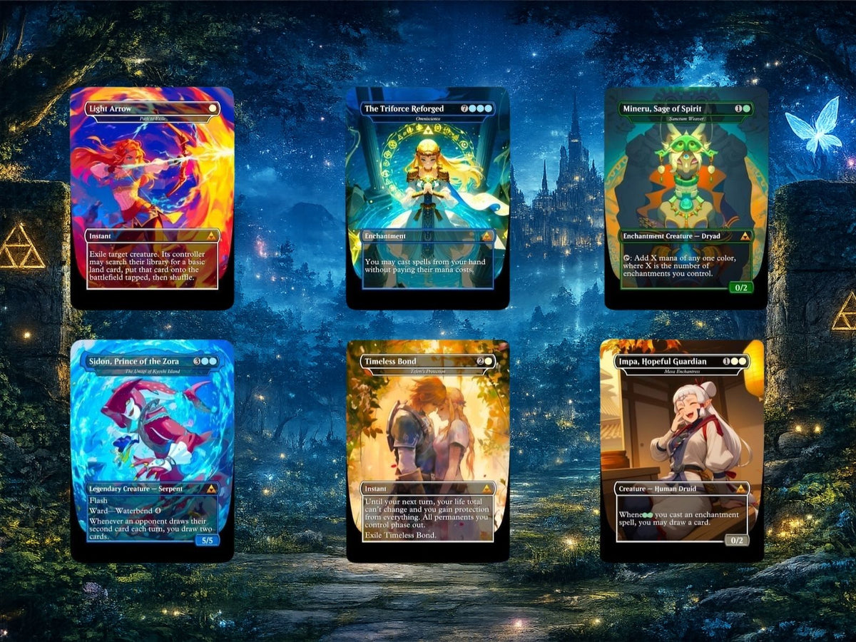 | New | Hyrule Reborn Zelda-Inspired Commander Proxy Deck | 100+ Cards | ProxyTCG