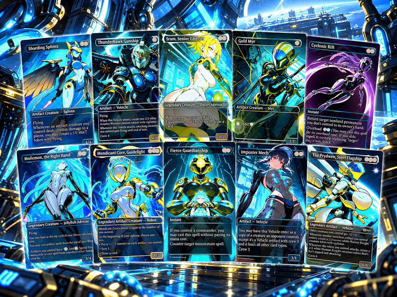 Shorikai Vehicles Commander Deck – 100+ Cards Custom Art EDH Set
