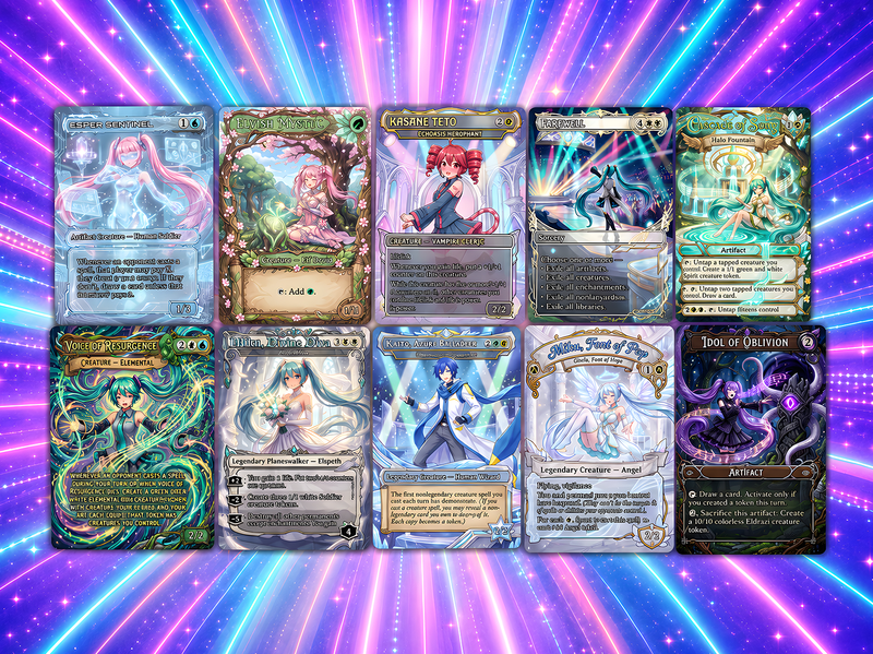 Hatsune Miku Inspired Proxy Commander Deck – 100 Cards | ProxyTCG