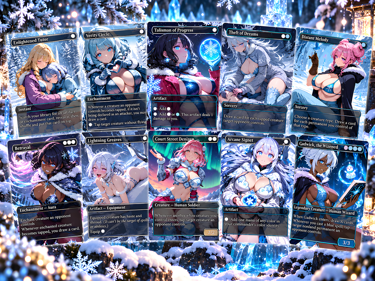 Hylda Ice Queen Commander Deck – 100+ Cards Custom Art EDH Set