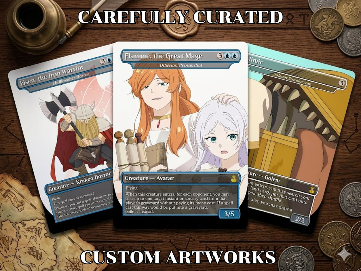 | New | Frieren the Slayer Anime Commander Deck | 100-Card MTG Proxy EDH Set | ProxyTCG