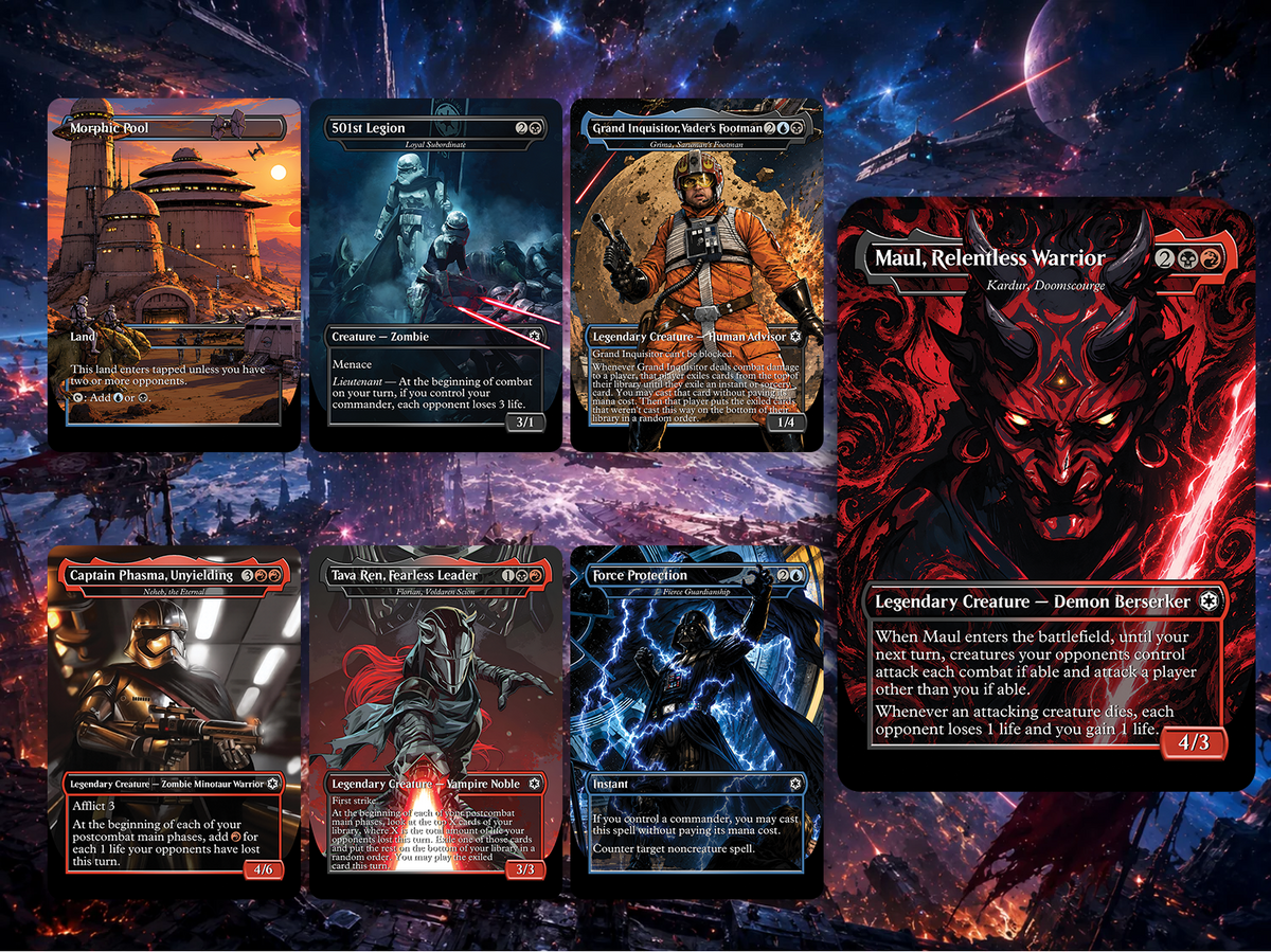 Star Wars Rise of the Sith Proxy Commander Deck | 100 Cards | ProxyTCG