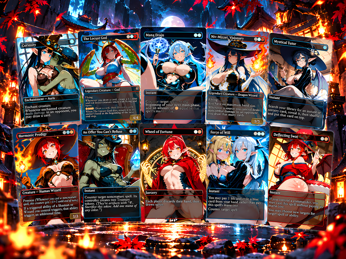 Niv Spellslinger Commander Deck – 100+ Cards Custom Art EDH Set