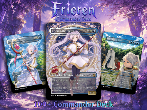 Frieren the Slayer Anime Commander Deck | 100-Card MTG Proxy EDH Set | ProxyTCG