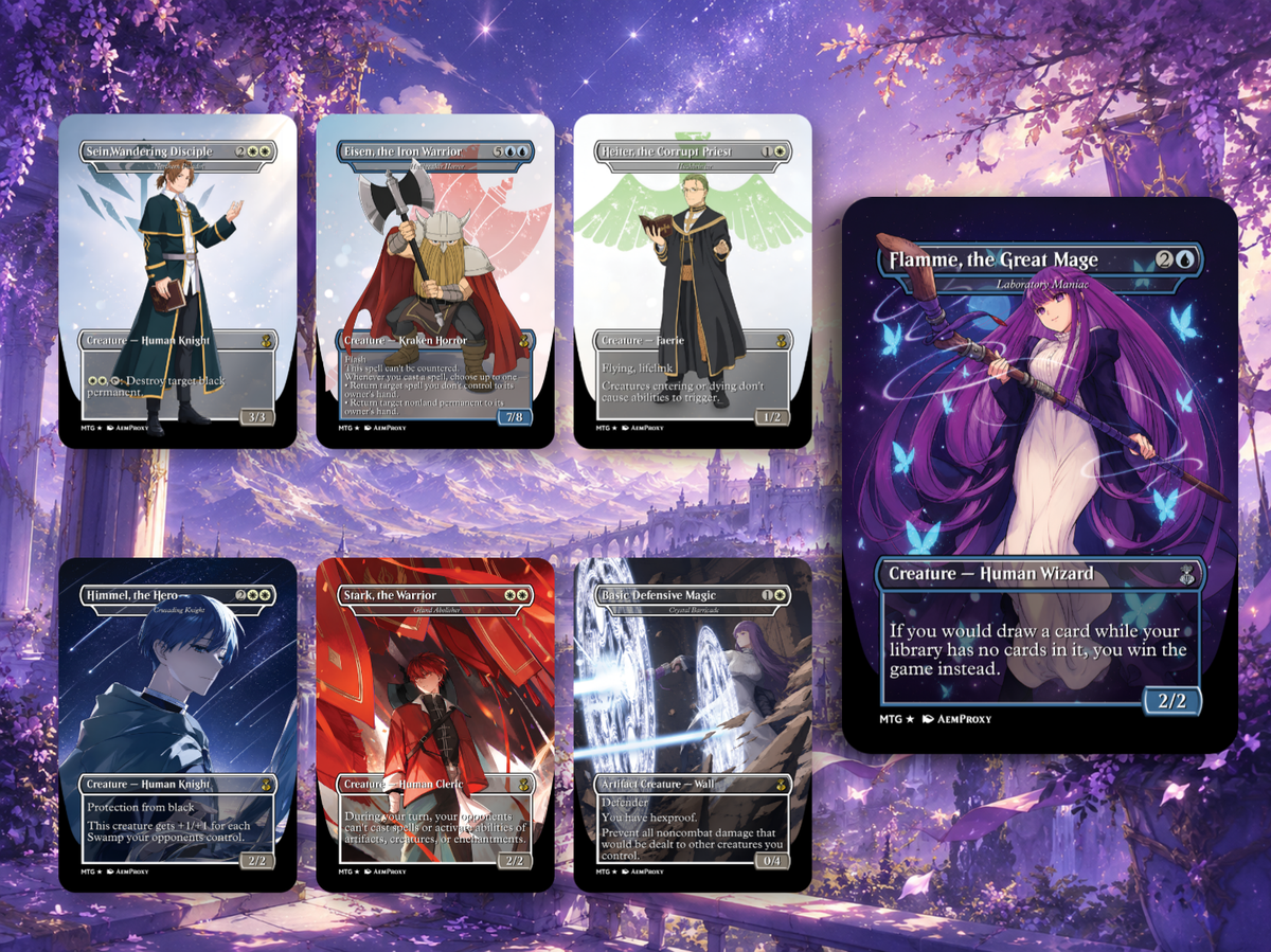 Frieren the Slayer Anime Commander Deck | 100-Card MTG Proxy EDH Set | ProxyTCG