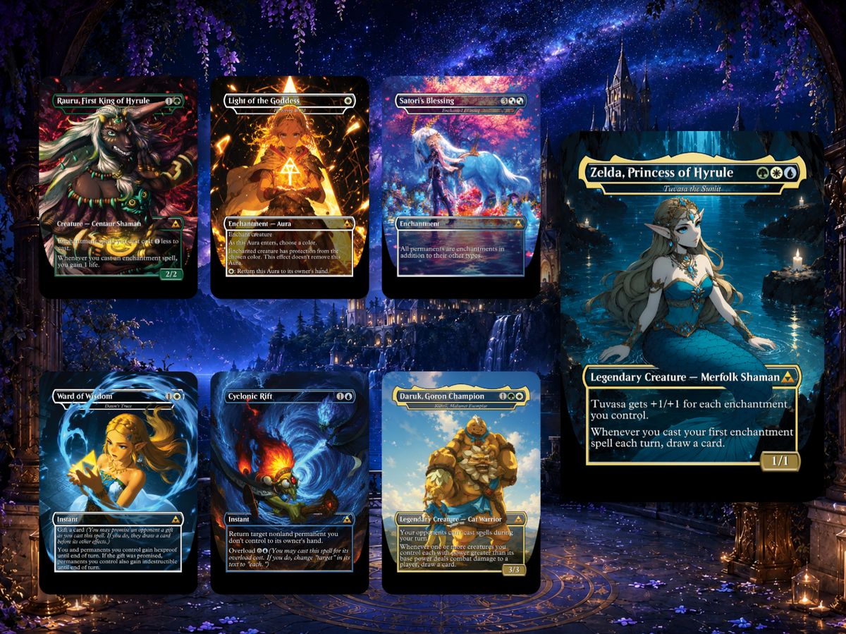Hyrule Reborn Zelda-Inspired Commander Proxy Deck | 100+ Cards | ProxyTCG
