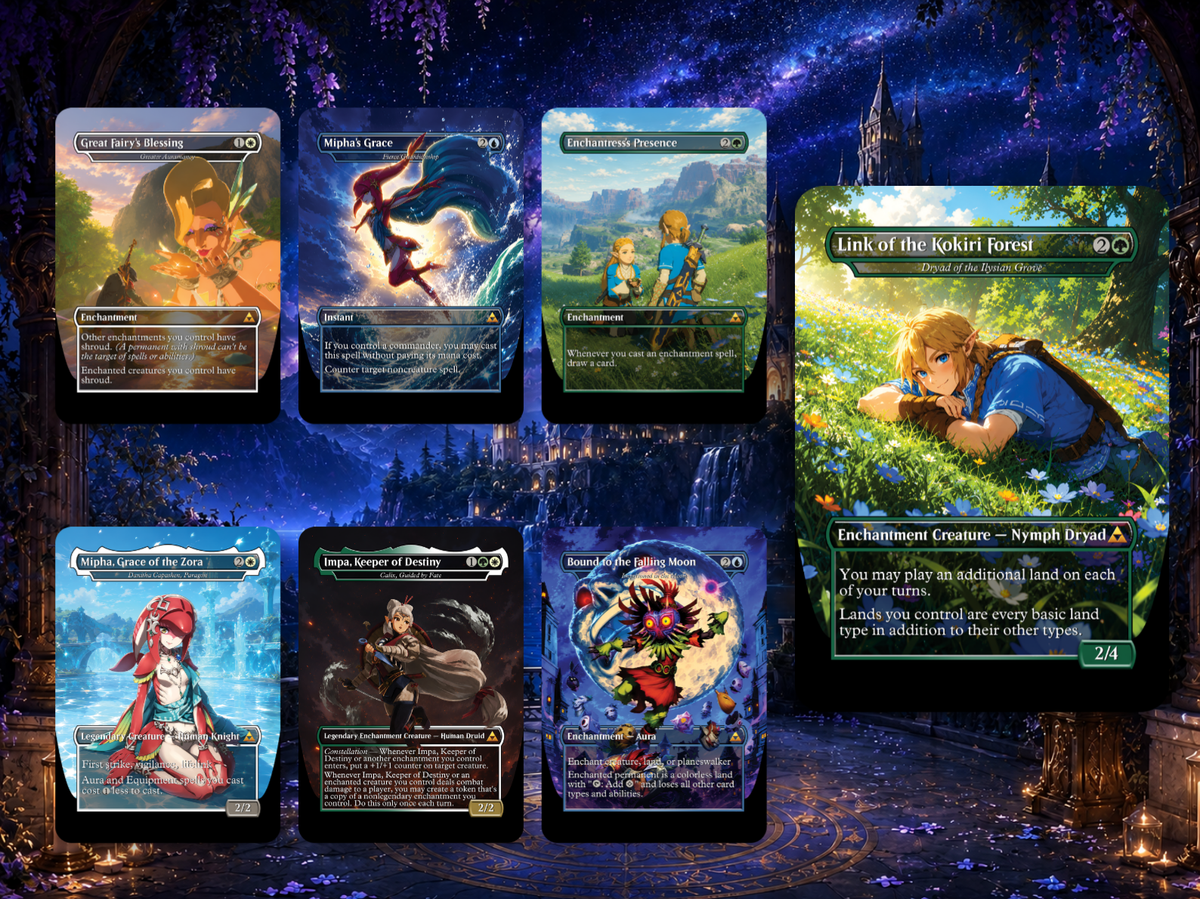 Hyrule Reborn Zelda-Inspired Commander Proxy Deck | 100+ Cards | ProxyTCG