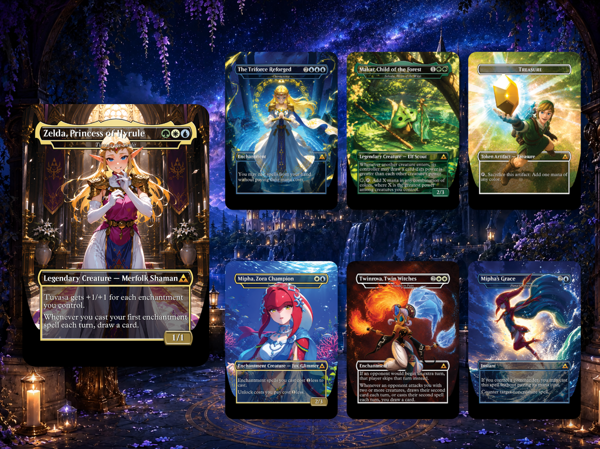 Hyrule Reborn Zelda-Inspired Commander Proxy Deck | 100+ Cards | ProxyTCG