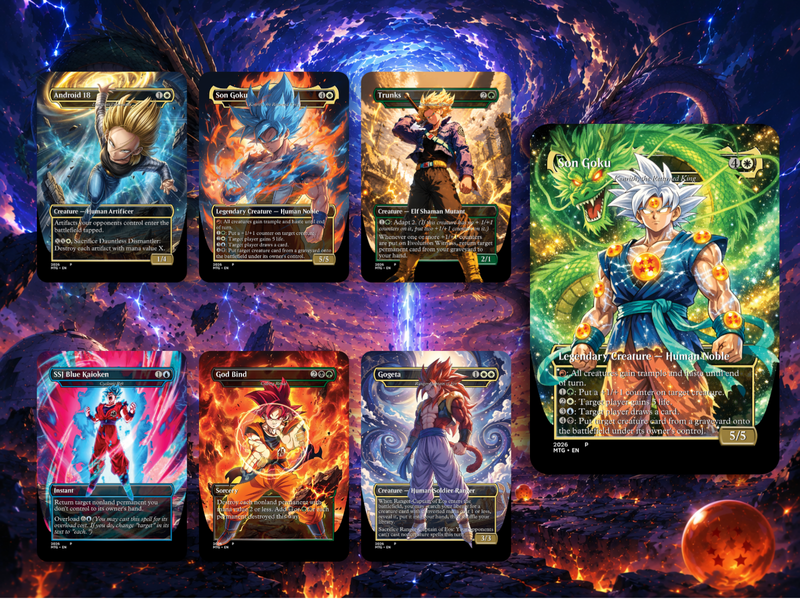 Dragon Ball MTG Proxy Commander Deck | 115+ Cards | ProxyTCG
