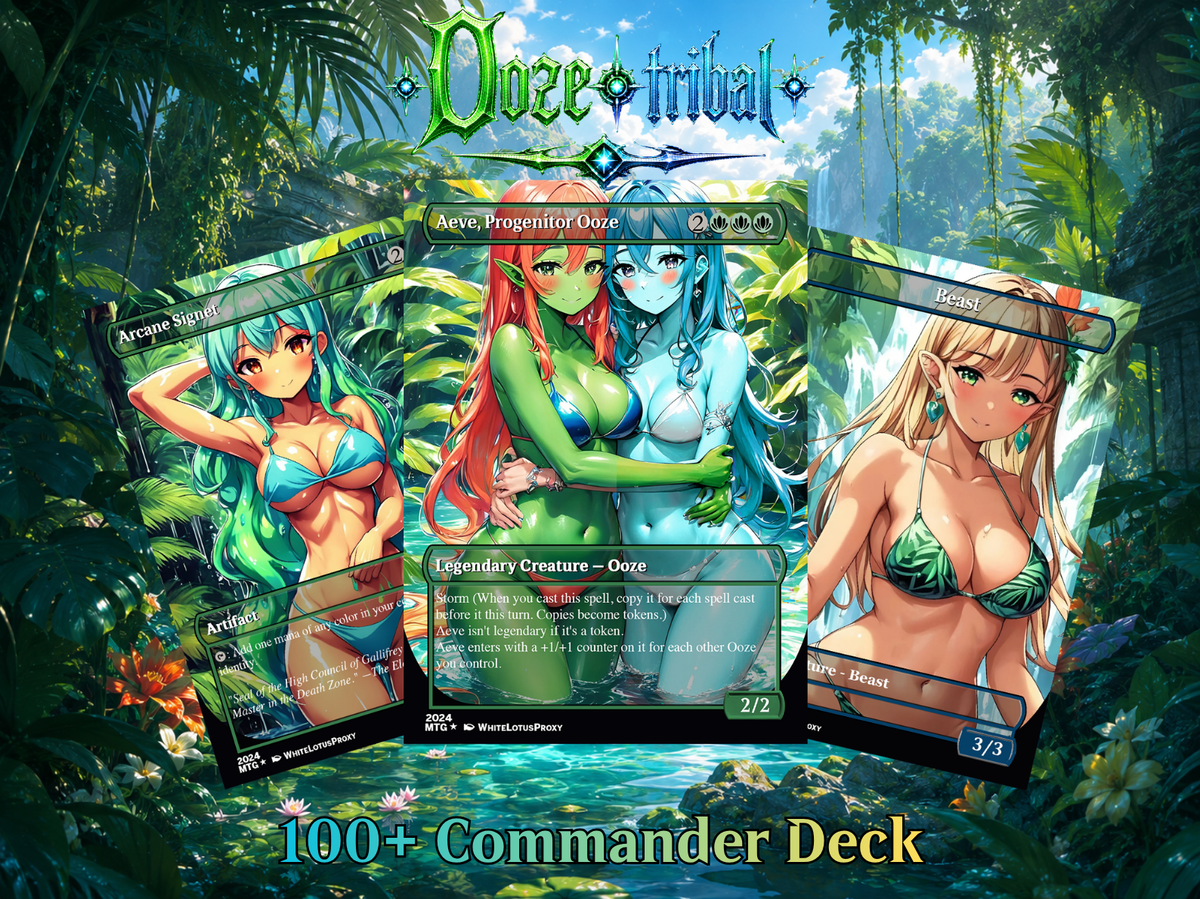 Ooze Tribal Slime Storm Commander Deck | 154+ Cards | ProxyTCG