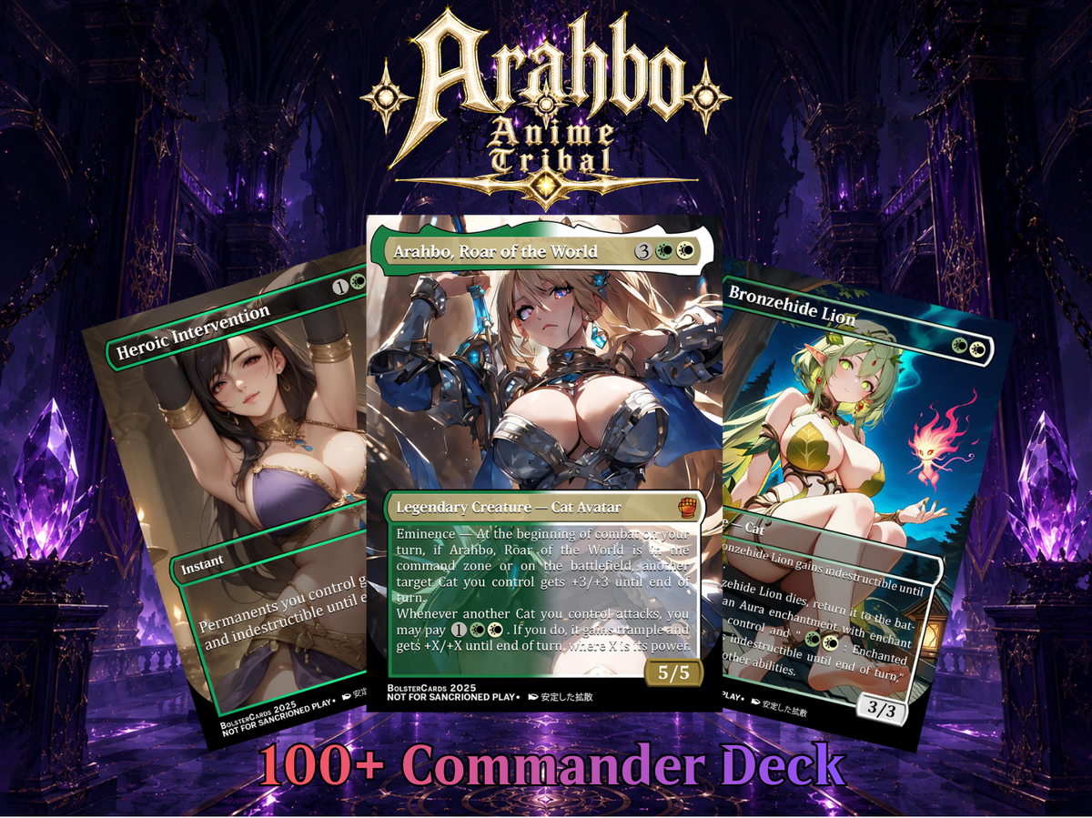 ARAHBO, ROAR OF THE WORLD COMMANDER DECK – 111+ CARDS - ProxyTCG