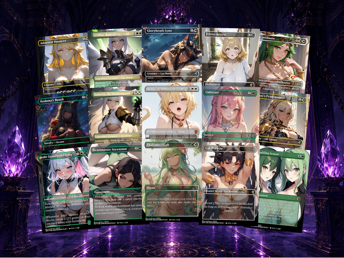 ARAHBO, ROAR OF THE WORLD COMMANDER DECK – 111+ CARDS - ProxyTCG
