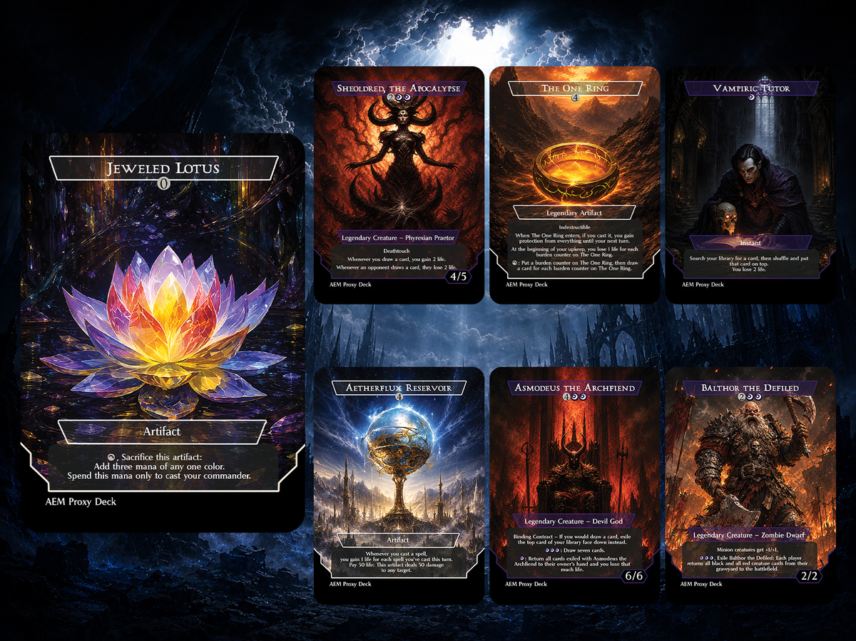 K’rrik, Son of Yawgmoth Commander Proxy Deck | 100+ Premium MTG Proxy Cards | ProxyTCG