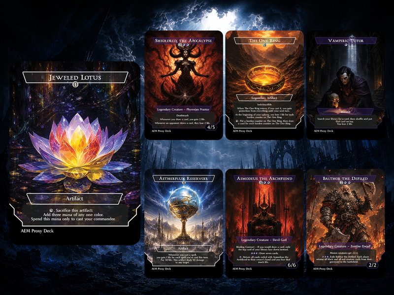 K’rrik, Son of Yawgmoth Commander Proxy Deck | 100+ Premium MTG Proxy Cards | ProxyTCG
