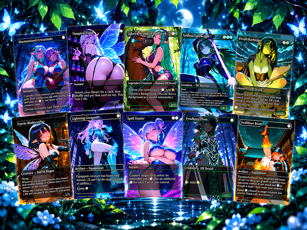Maralen Fae Commander Deck – 100+ Cards Custom Art EDH Set