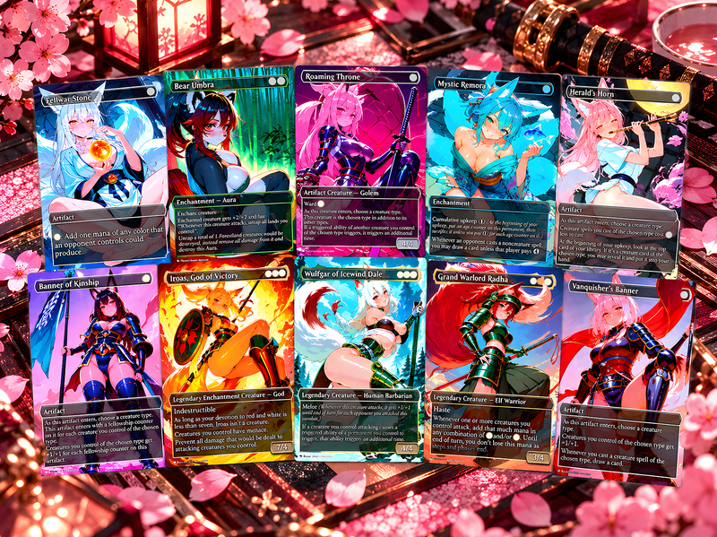 Kitsune Warriors Commander Deck – 100+ Cards Custom Art EDH Set