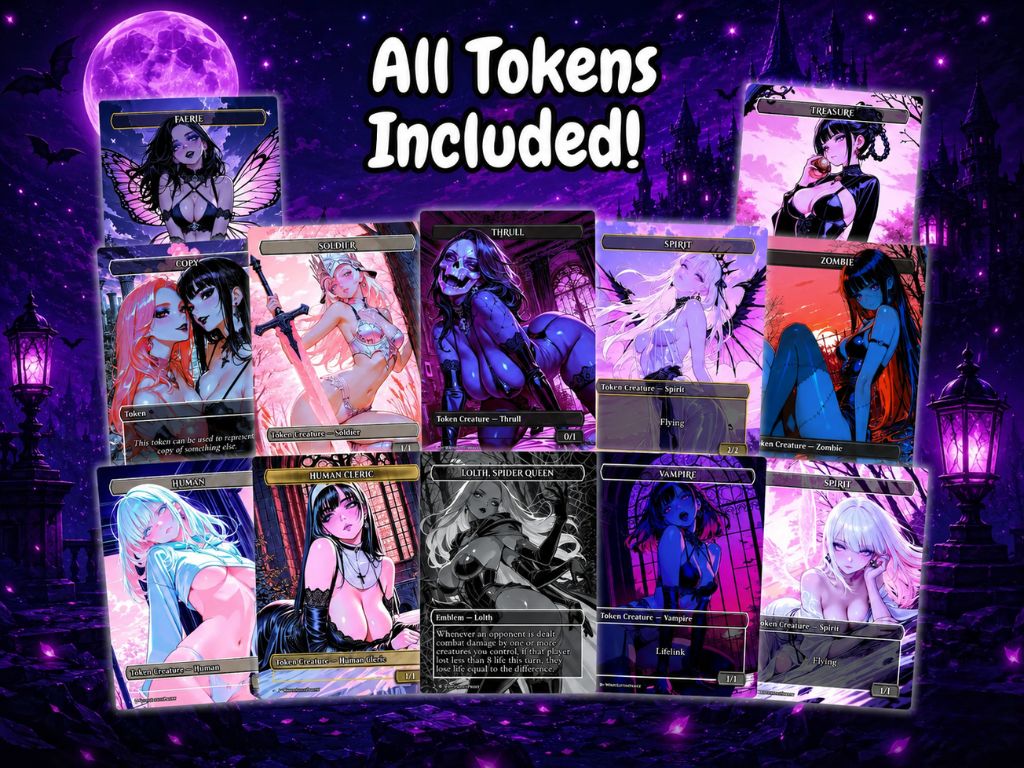 | New | Teysa Goths Anime Commander Deck | 126-Card Fan-Made MTG Proxy Set | ProxyTCG