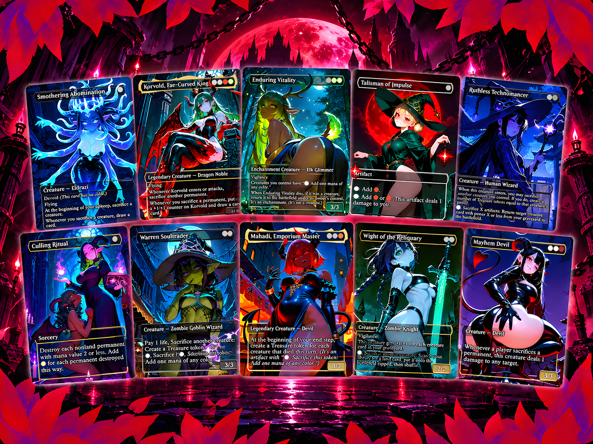 Prossh Sacrifice Commander Deck – 100+ Cards Custom Art EDH Set