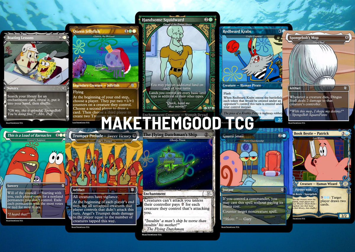 SpongeBob SquarePants Commander Deck – 113+ Cards | ProxyTCG