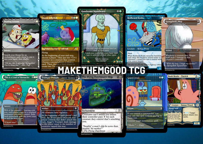 SpongeBob SquarePants Commander Deck – 113+ Cards | ProxyTCG