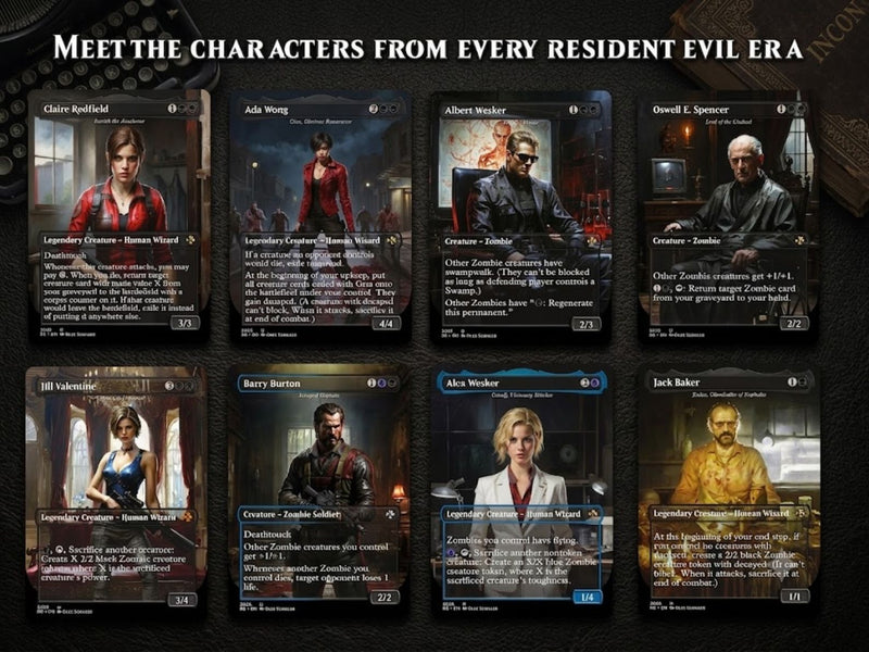 | New | Resident Evil Card Deck 100 Cards + Tokens, Zombie Tribal EDH | ProxyTCG