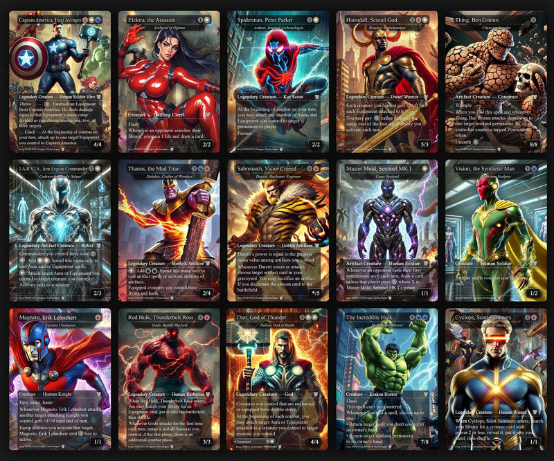 Captain America Super-Soldier Commander Deck | 123+ Cards | ProxyTCG