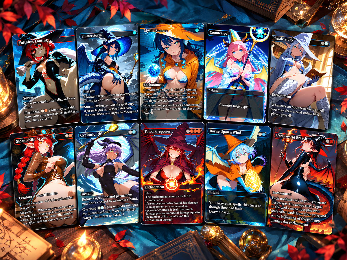 Niv Spellslinger Commander Deck – 100+ Cards Custom Art EDH Set