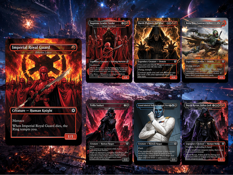 Star Wars Rise of the Sith Proxy Commander Deck | 100 Cards | ProxyTCG