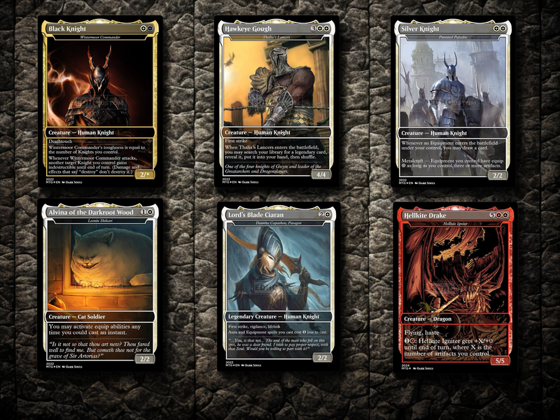 | New | Dark Souls Inspired Knight Commander Deck | 126-Card MTG Proxy EDH Set | ProxyTCG