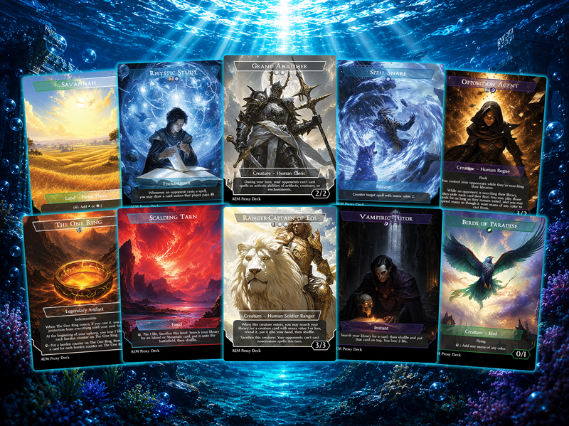 Tymna & Thrasios Partner Commander Deck | 100+ Card Fan-Made MTG Proxy EDH Set | 4-Color Value Combo Deck