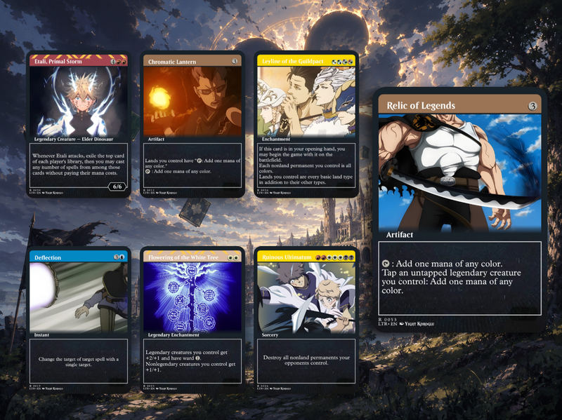 Black Clover Anime Commander Deck | 109+ Cards | ProxyTCG