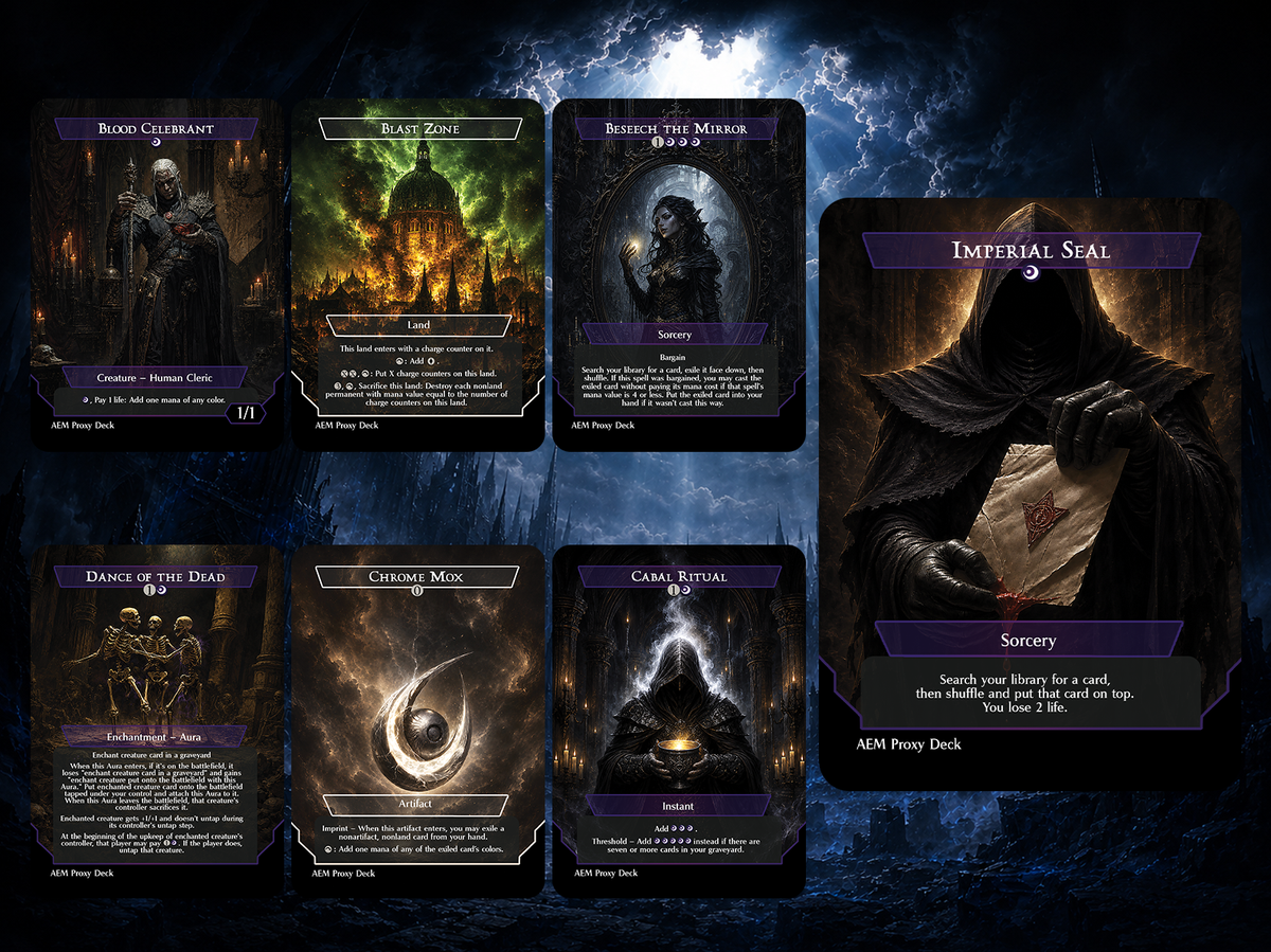 K’rrik, Son of Yawgmoth Commander Proxy Deck | 100+ Premium MTG Proxy Cards | ProxyTCG