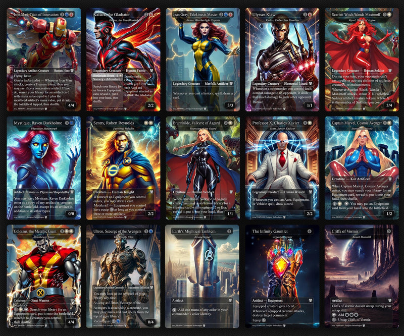 Captain America Super-Soldier Commander Deck | 123+ Cards | ProxyTCG