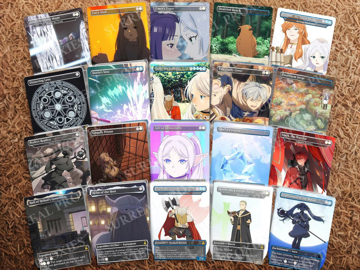 | New | Frieren the Slayer Anime Commander Deck | 100-Card MTG Proxy EDH Set | ProxyTCG