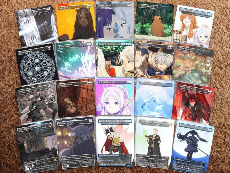 | New | Frieren the Slayer Anime Commander Deck | 100-Card MTG Proxy EDH Set | ProxyTCG