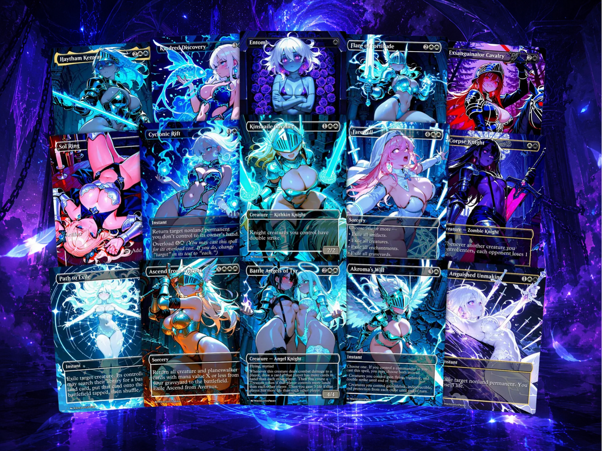 | New | Sidar Knight Tribal Anime Commander Deck | 126-Card | ProxyTCG