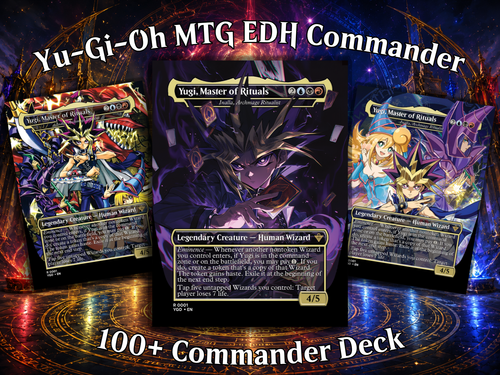 | New | Yugioh Dark Magic Commander Deck | 111+ Cards | ProxyTCG