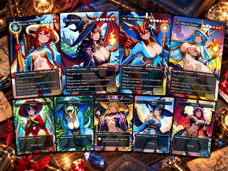 Niv Spellslinger Commander Deck – 100+ Cards Custom Art EDH Set