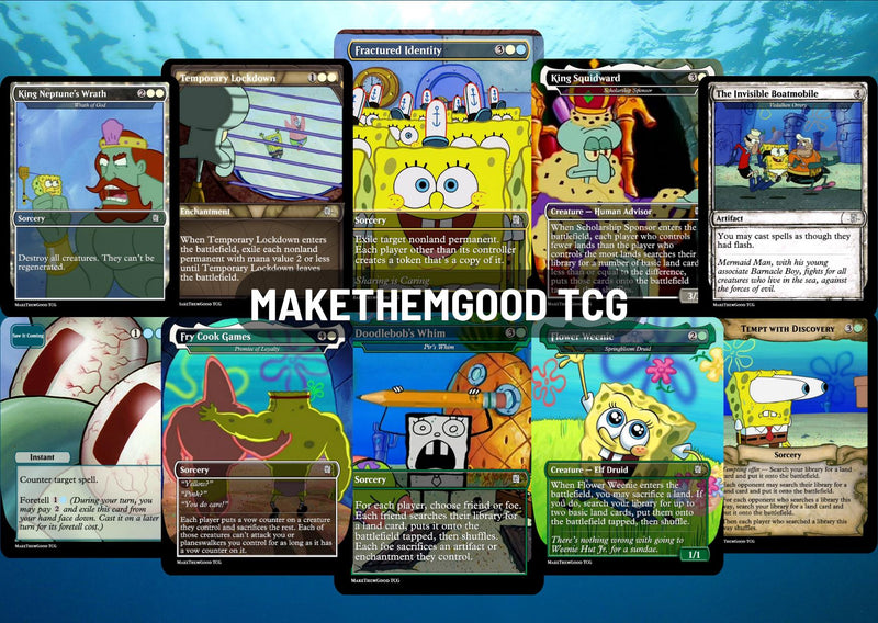 SpongeBob SquarePants Commander Deck – 113+ Cards | ProxyTCG