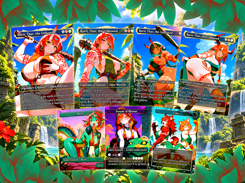 Muscle Mommies Commander Deck – 100+ Cards Custom Art EDH Set