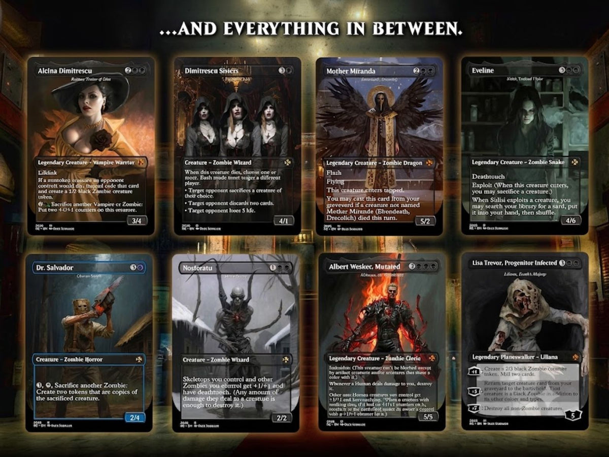 | New | Resident Evil Card Deck 100 Cards + Tokens, Zombie Tribal EDH | ProxyTCG