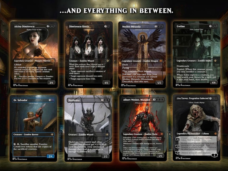 | New | Resident Evil Card Deck 100 Cards + Tokens, Zombie Tribal EDH | ProxyTCG