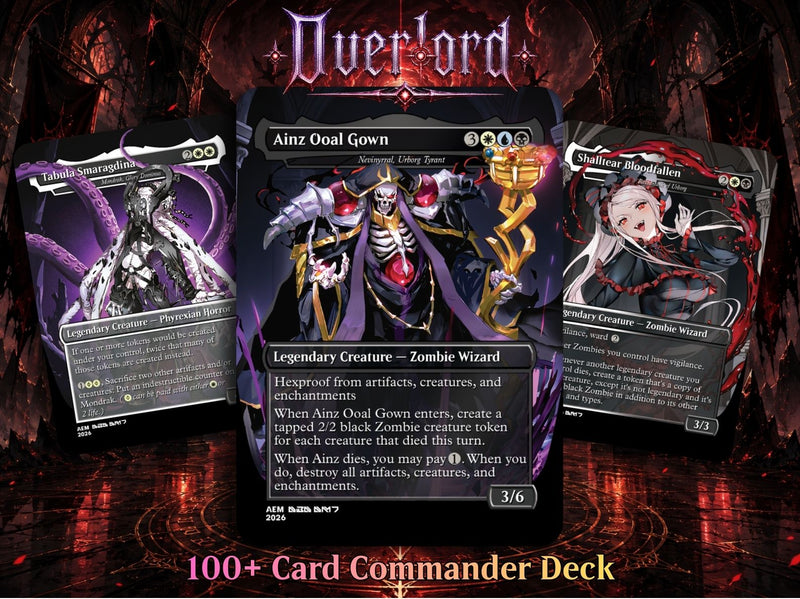 Overlord Zombie Tribal Commander Deck - 100+ Cards | ProxyTCG