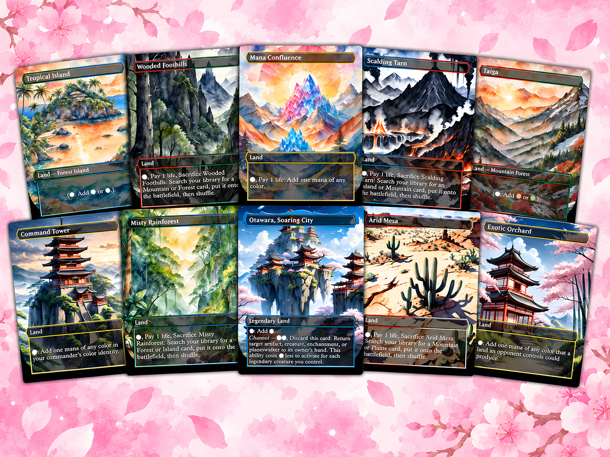 Kitsune Warriors Commander Deck – 100+ Cards Custom Art EDH Set